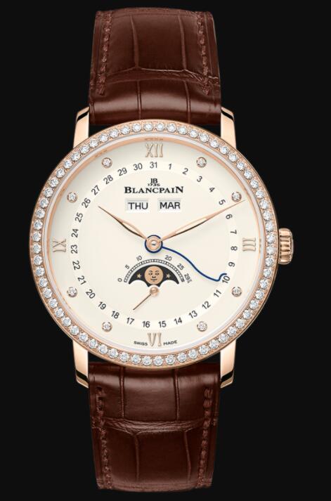 Replica Blancpain Villeret QUANTIEME COMPLET Watch 6264 2987 55B